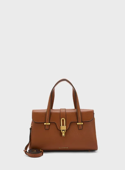 Khizana Metal Trim Detail Satchel Bag