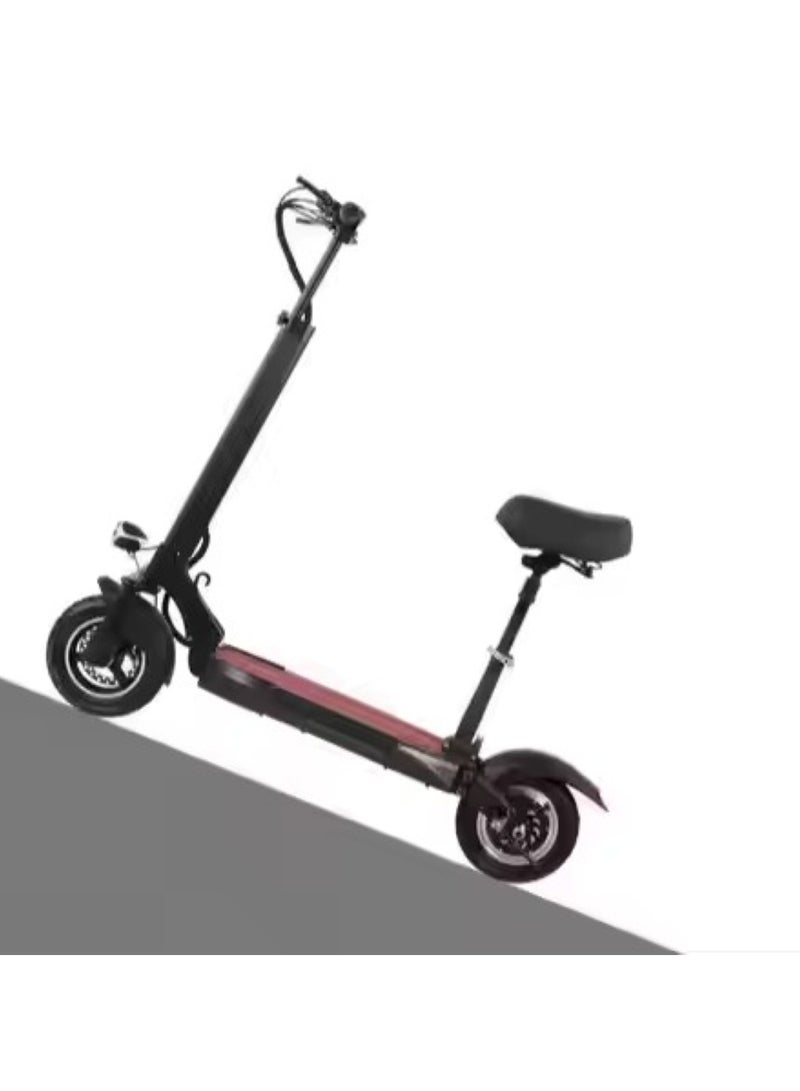 وينر سكاي سكوتر كهربائي قابل للطي، محرك 1000 واط، بطارية 48 فولت، سرعة 40 كم/ساعة، مدى 50 كم، لون أسود - Image 2