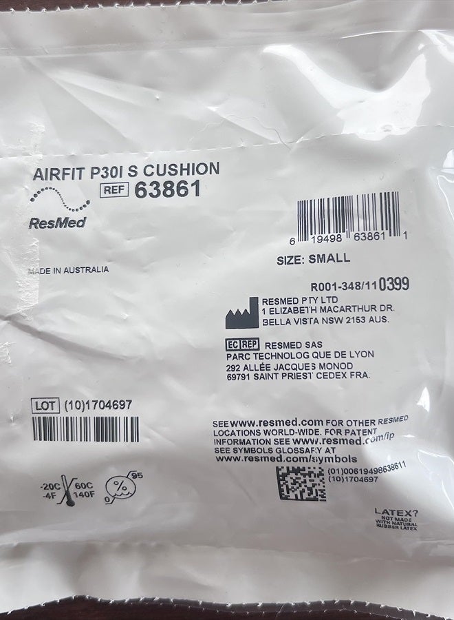 Resmed AirFit P30i Nasal Pillow Replacement Cushion - Small - Image 3