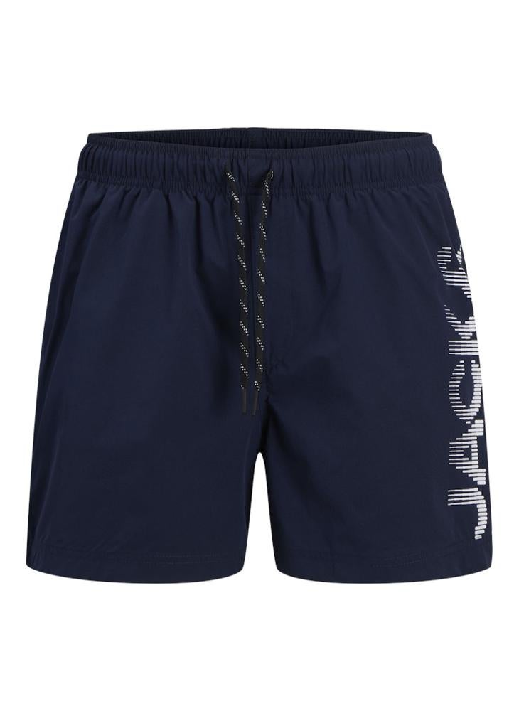 JACK & JONES Plus Size Swim Logo Drawstring Shorts  - Image 5