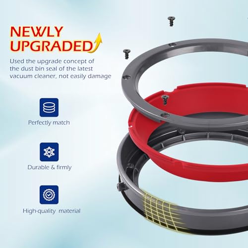 Kuflant Upgraded Dust Bin Sealing Ring Compatible with Dyson V11 V15 Gen5 SV14 SV15 SV22 Vacuum Cleaner, Bin Sealing Ring Assembly Compatible with Dyson V11 V15 Gen5 Canister - Image 4