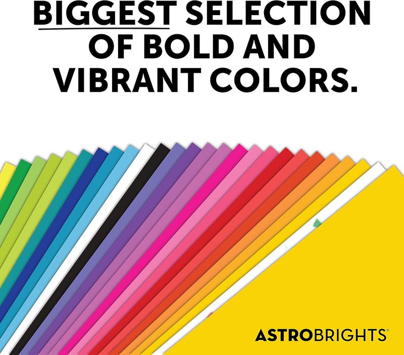 Astrobrights Mega Collection, Colored Cardstock, Neon Yellow, 320 Sheets, 65 lb/176 gsm, 8.5" x 11" - MORE SHEETS! (91699) - Image 5