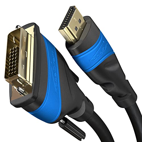 KabelDirekt HDMI DVI Adapter Cable with A.I.S. Signal-Interference Protection – 20ft (bi-Directional DVI-D 24+1/HDMI Monitor Cable, PC/Laptop to Monitor/TV, Full HD/1080p) by CableDirect - Image 1