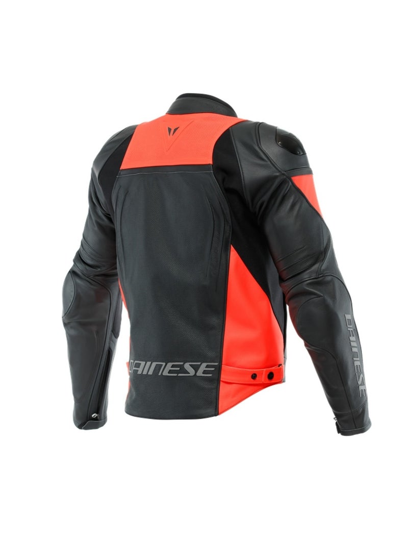 Dainese Racing 4 Leather Perforated Jacket - Image 1