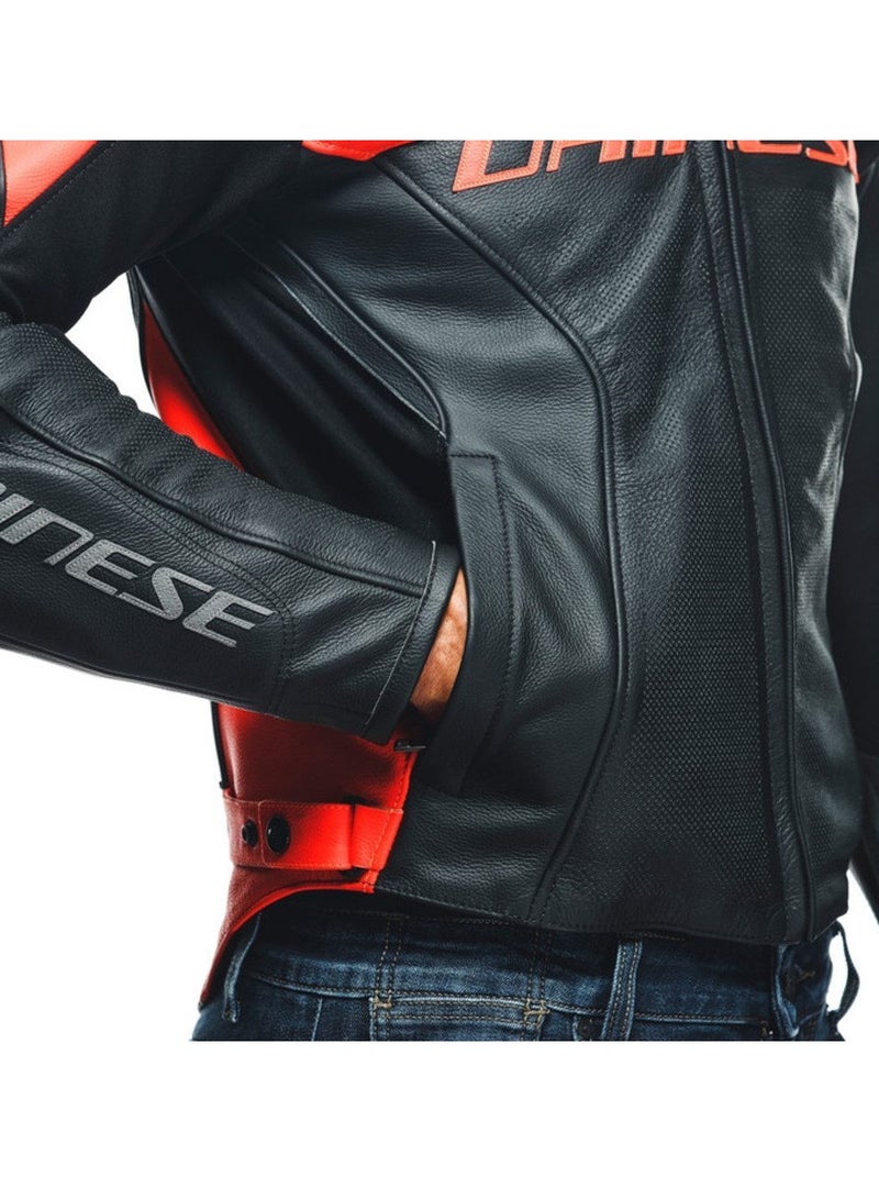 Dainese Racing 4 Leather Perforated Jacket - Image 4