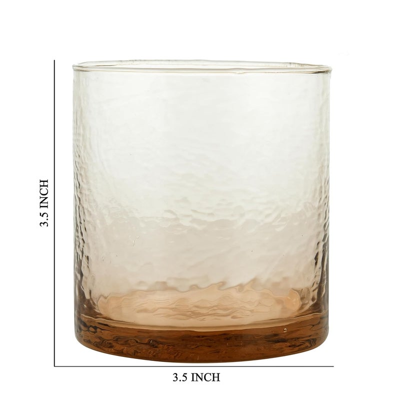 OGGN Elegant Brown Water Glass Set of 2 Premium Drinking Glasses for Water Juice Cocktails and Beverages Durable Stylish Glassware for Everyday Use or Special Occasions - Image 4