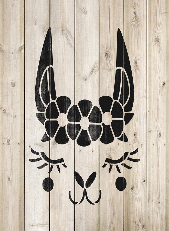 Stencil Revolution Llama Face Stencil - Reusable Stencils for Painting - Create DIY Llama Face Home Decor - Image 4