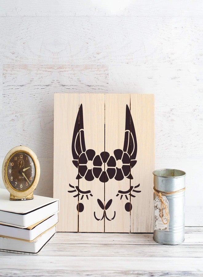 Stencil Revolution Llama Face Stencil - Reusable Stencils for Painting - Create DIY Llama Face Home Decor - Image 3