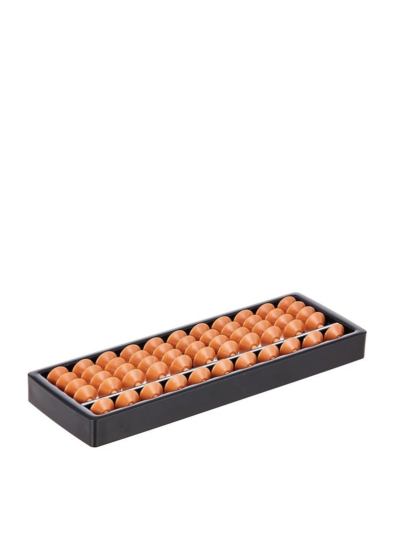 Cool Baby 13 Digit Rods Vintage Style Abacus ABS Plastic Soroban Calculator Counting Tool - Brown&Black  - Image 2