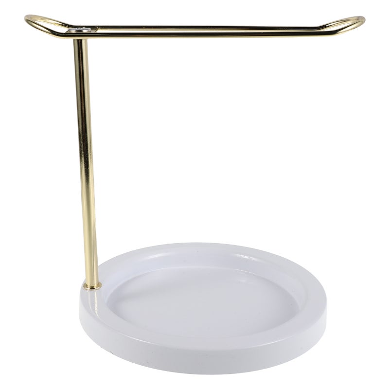 Bracelet Holder Display - Jewelry Stand Organizer With Round Tray Hair Accessories Storage Rack For Home Women Necklace Earrings - Image 1