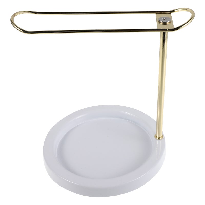 Bracelet Holder Display - Jewelry Stand Organizer With Round Tray Hair Accessories Storage Rack For Home Women Necklace Earrings - Image 3