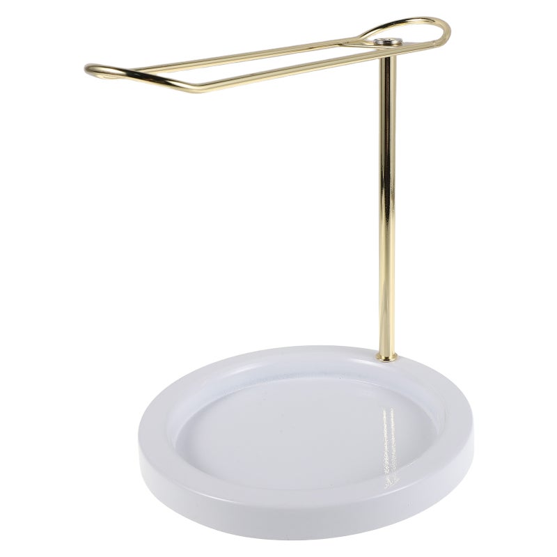Bracelet Holder Display - Jewelry Stand Organizer With Round Tray Hair Accessories Storage Rack For Home Women Necklace Earrings - Image 5
