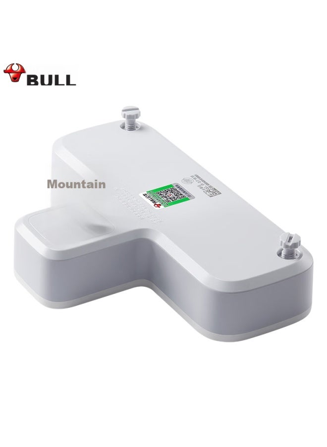 Bull Power Strip/3-in-1 Socket Adapter/power Converter Suitable For Bedroom, Kitchen 3-outlet Master Switch Power Strip Gn-9603k - Image 4