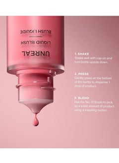 Hourglass Hourglass Unreal Liquid Blush - Moment: The Exquisitely Alluring Liquid Blush for a Captivating Instant Glow  - Image 5