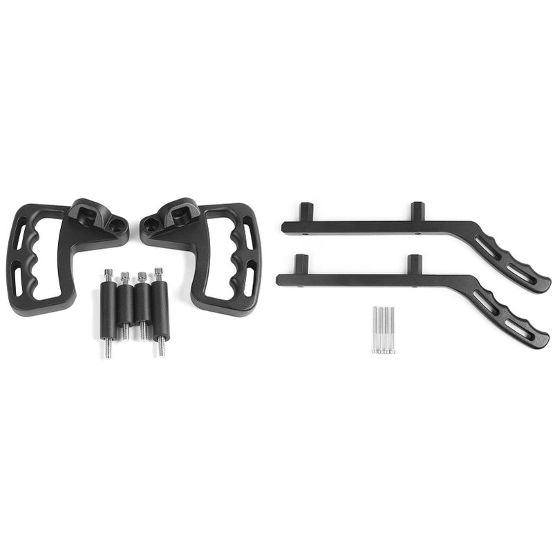 JeCar Front & Rear Aluminum Grab Handles Grip Handle Grab Bars for Jeep Wrangler JK JKU Sports Sahara Freedom Rubicon X & Unlimited X 2 Door 4 Door 2007-2018 - Image 1