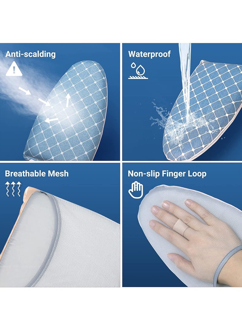 Waterproof Garment Steamer Ironing Glove for Travel On Business Trip, Portable Ironing Board Mini Handheld Steam Iron Board Heat Resistant Mitt for Clothes Steamers. - Image 4