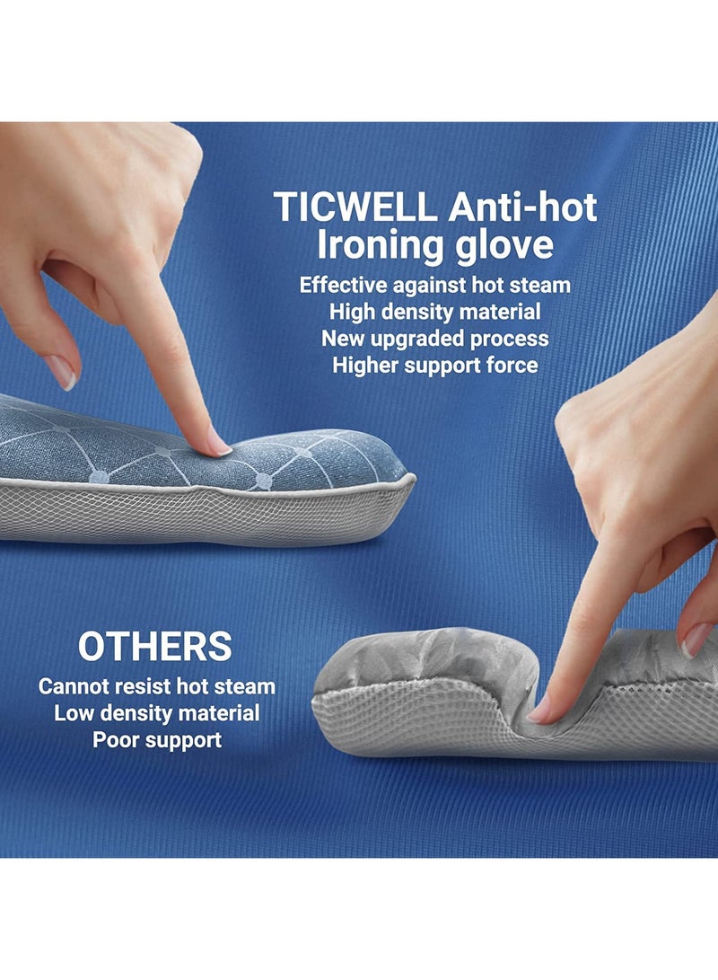 Waterproof Garment Steamer Ironing Glove for Travel On Business Trip, Portable Ironing Board Mini Handheld Steam Iron Board Heat Resistant Mitt for Clothes Steamers. - Image 5