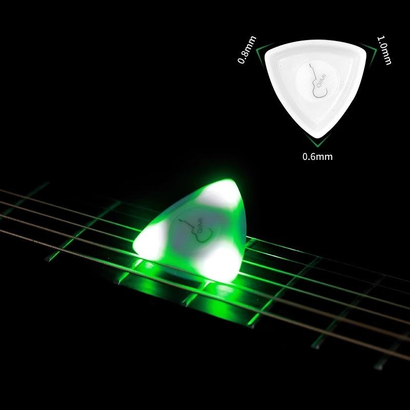 Watson Japan Led Lightning Touch Luminous Large Triangle Led Picks Guitar Bass Pick - Image 1
