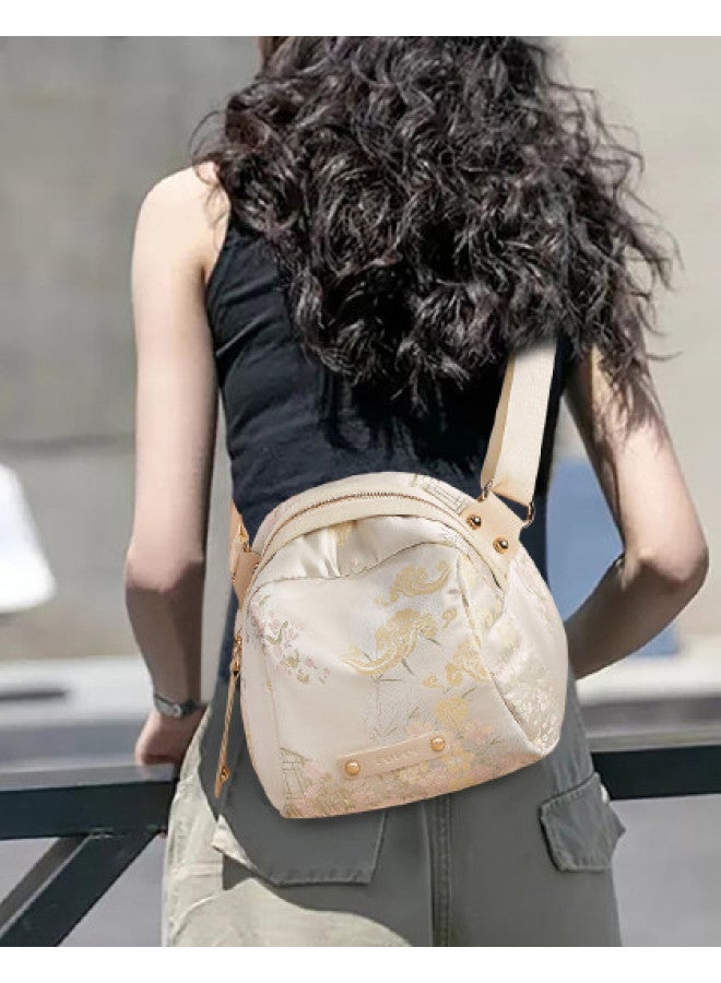 Popular Women's Bag, Crossbody Sling Bag, Large Capacity Waist Pack, Small Round Bag, Casual Shell Bag - Image 1