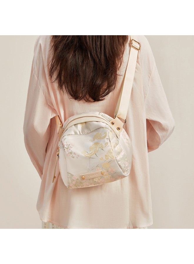 Popular Women's Bag, Crossbody Sling Bag, Large Capacity Waist Pack, Small Round Bag, Casual Shell Bag - Image 4