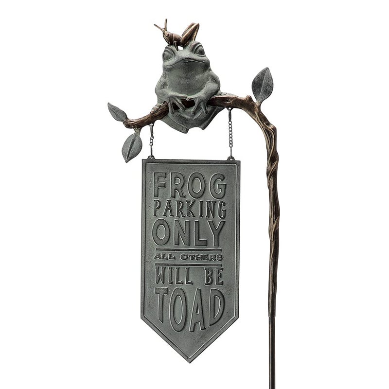 SPI Frog Parking Garden Sign on Stake (All others will be Toad) - Image 1