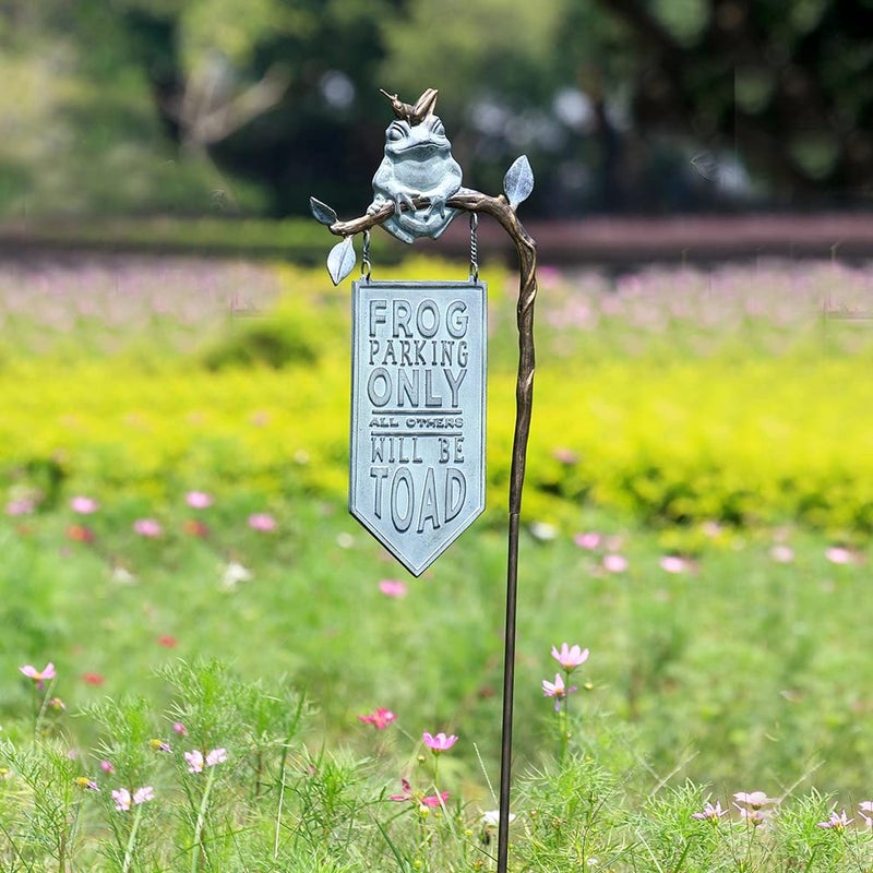 SPI Frog Parking Garden Sign on Stake (All others will be Toad) - Image 2