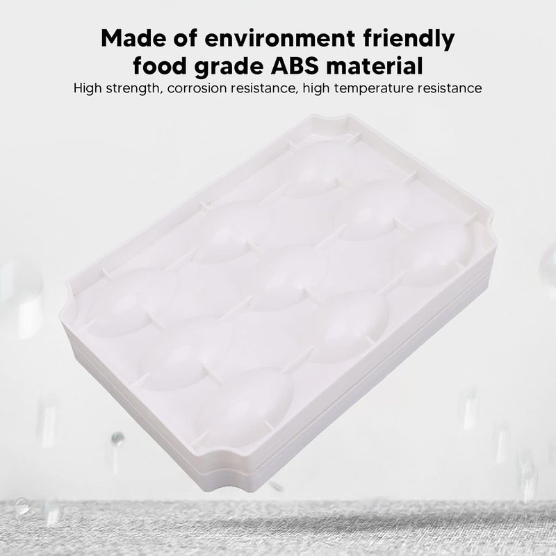 Zudoo كرات اللحم، أداة ضغط يدوية متينة لصنع كعكة اللحم DIY، صانع الكبة مع لوحة ضغط اللحم، أدوات الطبخ المطبخية لصنع حلوى كعكة الكبة المقلية (تسعة شبكات) - Image 4