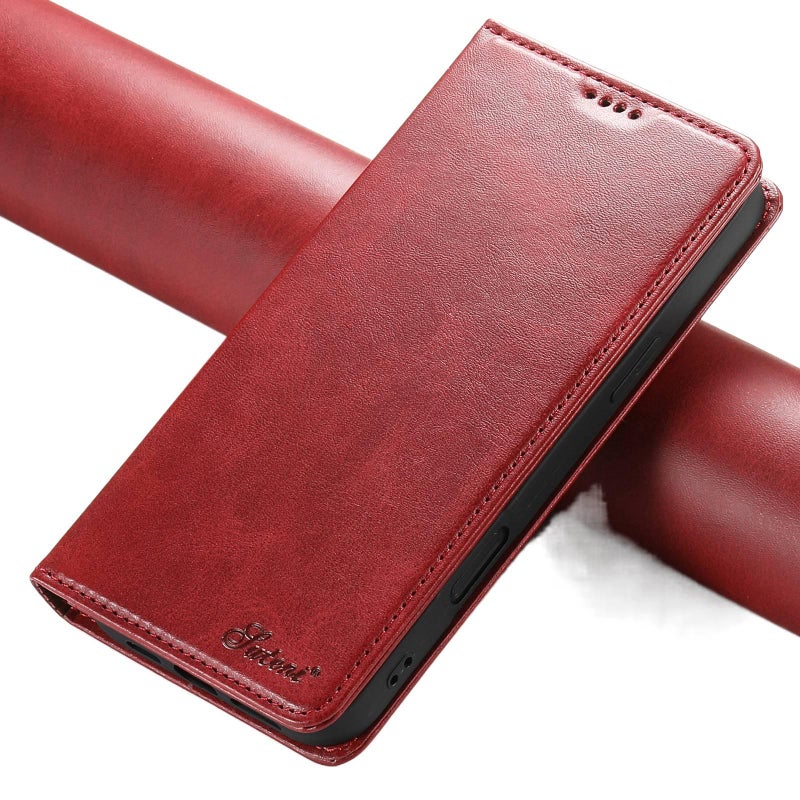 MagSafe Case | Shockproof Cover for Samsung S26 Ultra / Samsung S26 | Red | Silicone | Drop Protection | Flip Cover - Image 1
