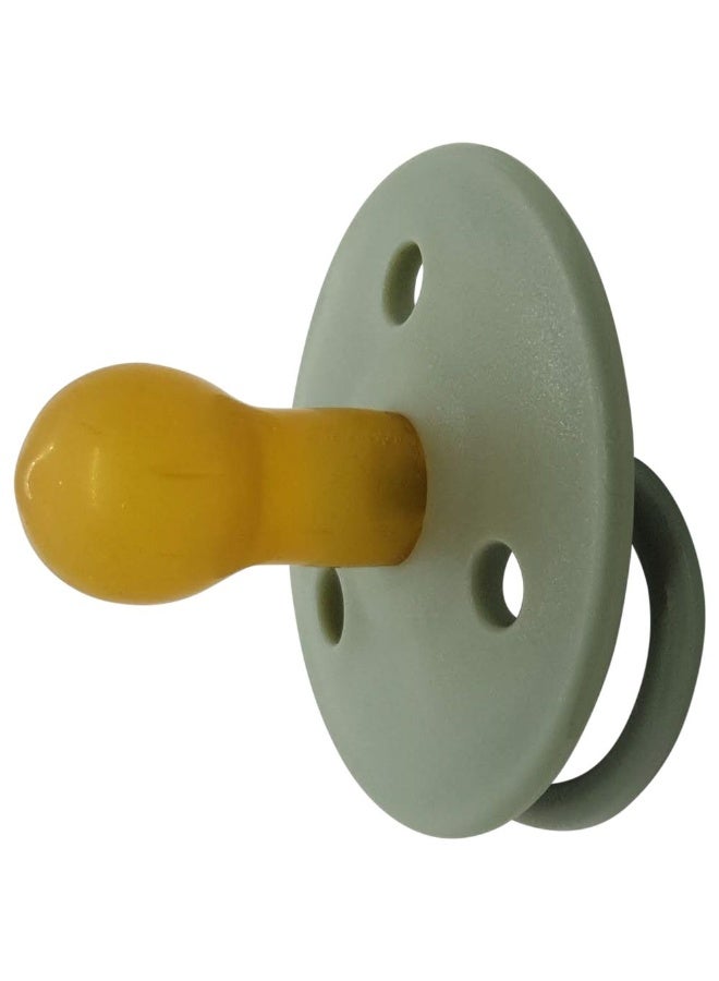 Mininor عبوة من 2 مصاصة دائرية من اللاتكس 0 شهور +، أخضر صفصاف - Image 2