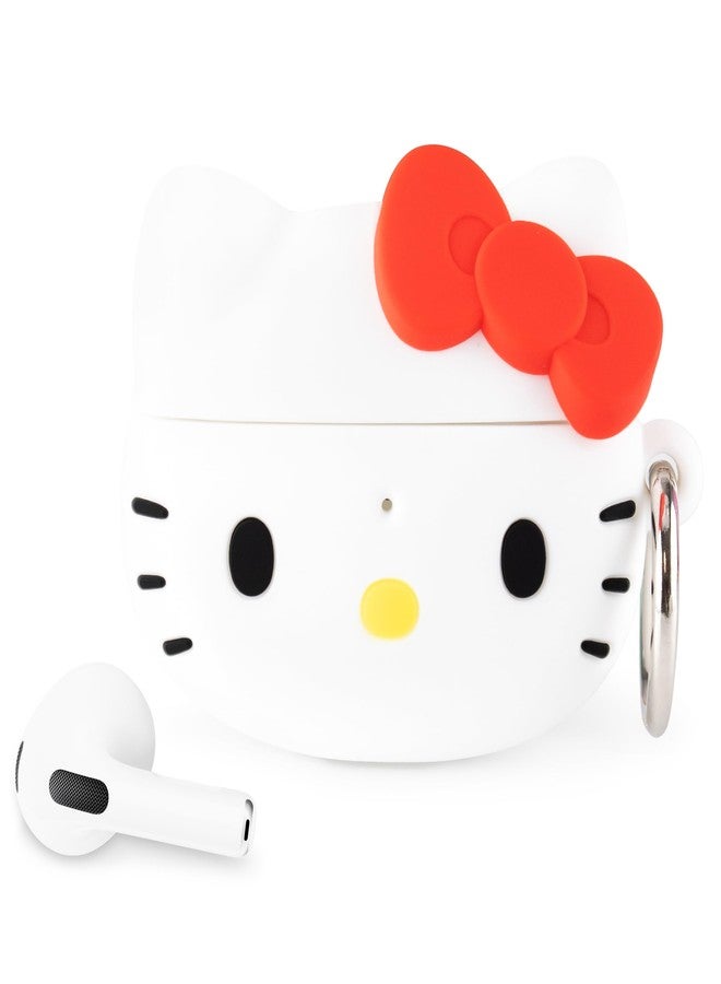 iFace Hello Kitty & Friends Cute Case [ Compatible with AirPods 3rd Gen.] - Silicone Protective Cover [Carabiner Clip Included] [Wireless Charging Compatible Cover] - Hello Kitty - Image 1