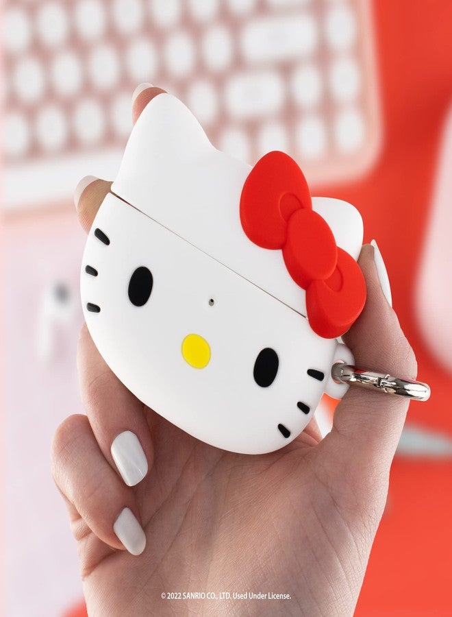 iFace Hello Kitty & Friends Cute Case [ Compatible with AirPods 3rd Gen.] - Silicone Protective Cover [Carabiner Clip Included] [Wireless Charging Compatible Cover] - Hello Kitty - Image 3