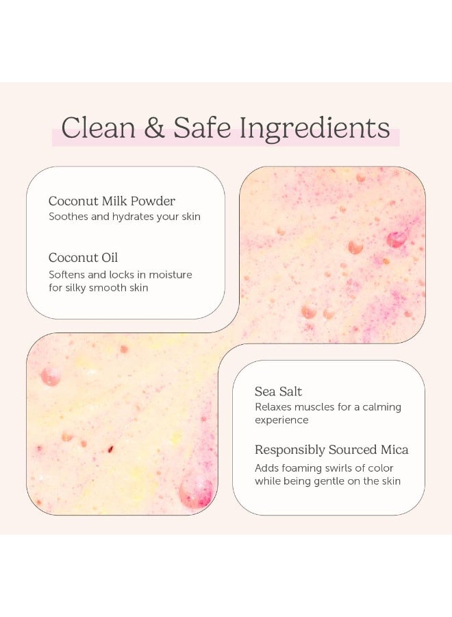 Nectar Life Coconut Milk Bath Soak, Salt Bath, Adult Bubble Bath, Natural Detox Foaming Body Soak, Foot Soak, Vegan Body Skin Care, 9 oz. (Fruit Smoothie) - Image 5