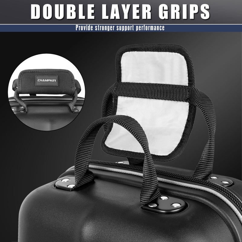 CHAMPKEY Professional Golf Travel Bags for Airlines with Password Lock - Hard Case Golf Travel Bag with Support Pole and Oversized Wheels - Image 4