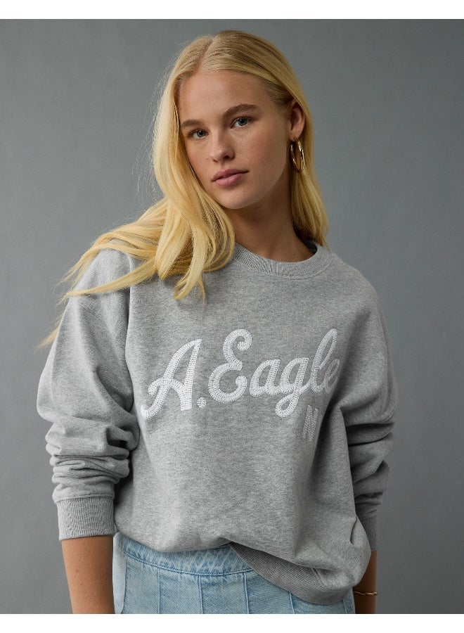 American Eagle AE Relaxed Fit Graphic Sweatshirt  - Image 1