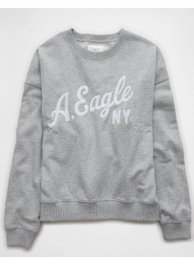 American Eagle AE Relaxed Fit Graphic Sweatshirt  - Image 4