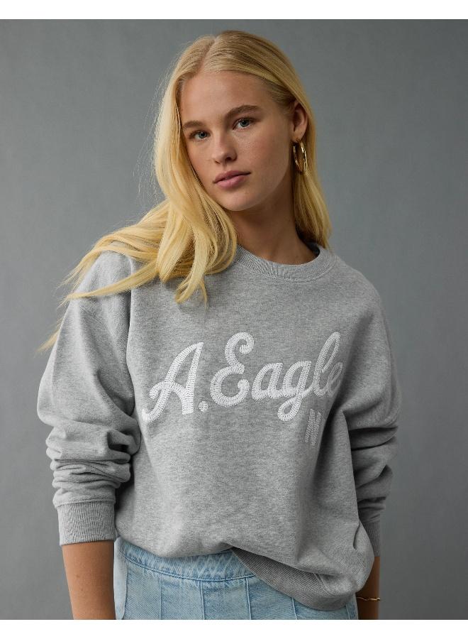 American Eagle AE Relaxed Fit Graphic Sweatshirt  - Image 1