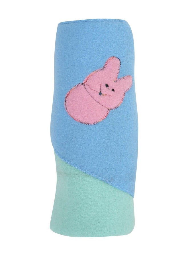First Trend Fleece Baby Blanket Cum Swaddler (Pack of 5 Baby Pink, Blue, Purple, Sea Green, Peach) - Image 4