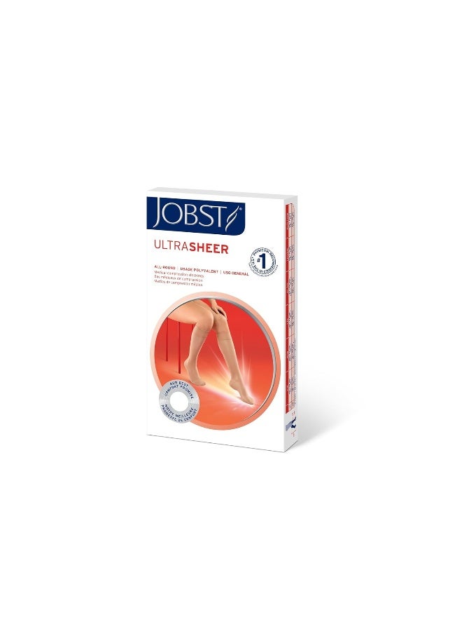 JOBST BSN Medical 119606 Jobst Compression Stocking, Knee High, Closed Toe, Petite, 15-20 mmHG, Large, Natural - Image 3