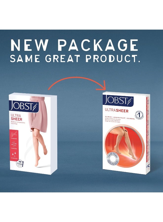 JOBST BSN Medical 119606 Jobst Compression Stocking, Knee High, Closed Toe, Petite, 15-20 mmHG, Large, Natural - Image 4