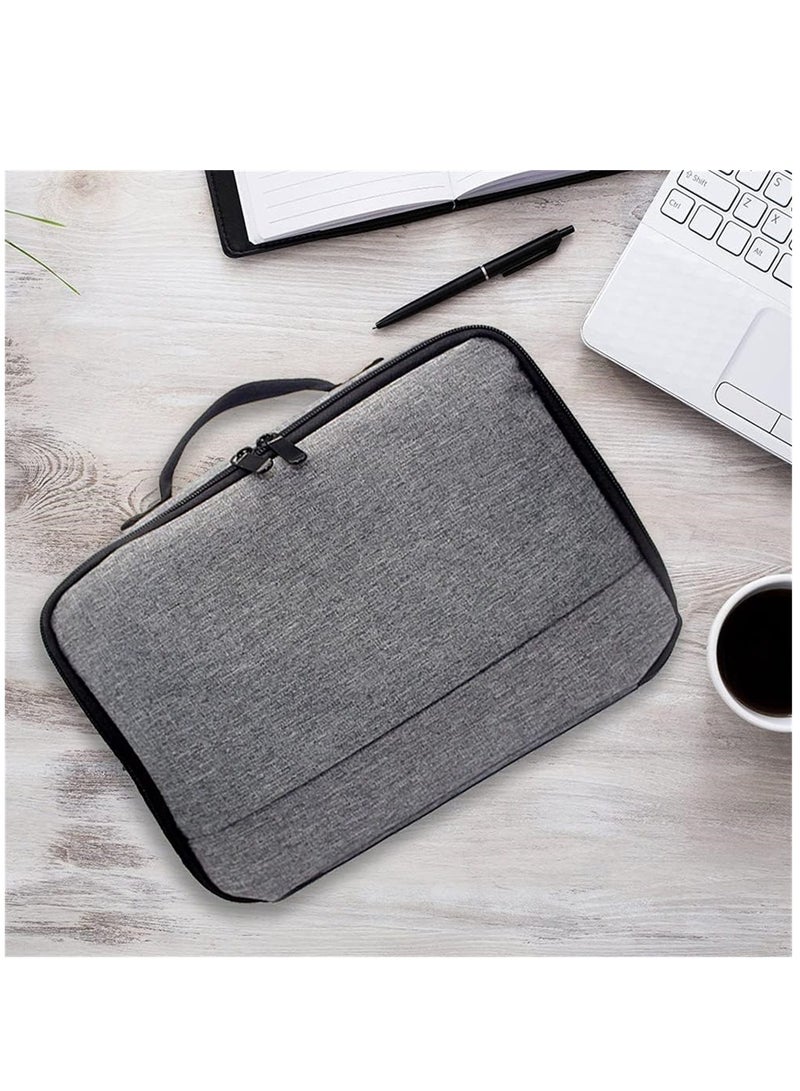 Beauenty Storage Case,Portable Grey Projector Storage Bag Case Universal Carrying Bag Travel Storage Organizer - Image 2