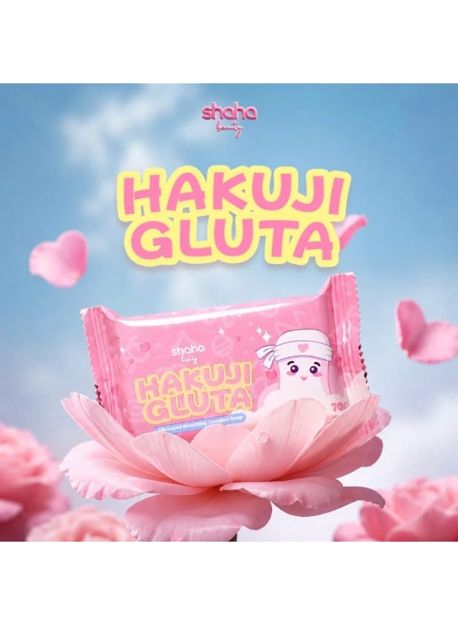 SHAHA Hakuji Gluta Radiance Boost Soap – Premium Beauty Bar Formula Helping Reveal Smoother, Brighter, and More Vibrant Skin While Maintaining Daily Freshness - Image 2