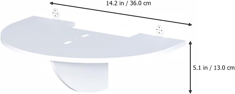Projector Hanging Rack Wall Mount Nail-Free Wall Hanging Shelf for Home Projector Display with Easy Installation - Image 3