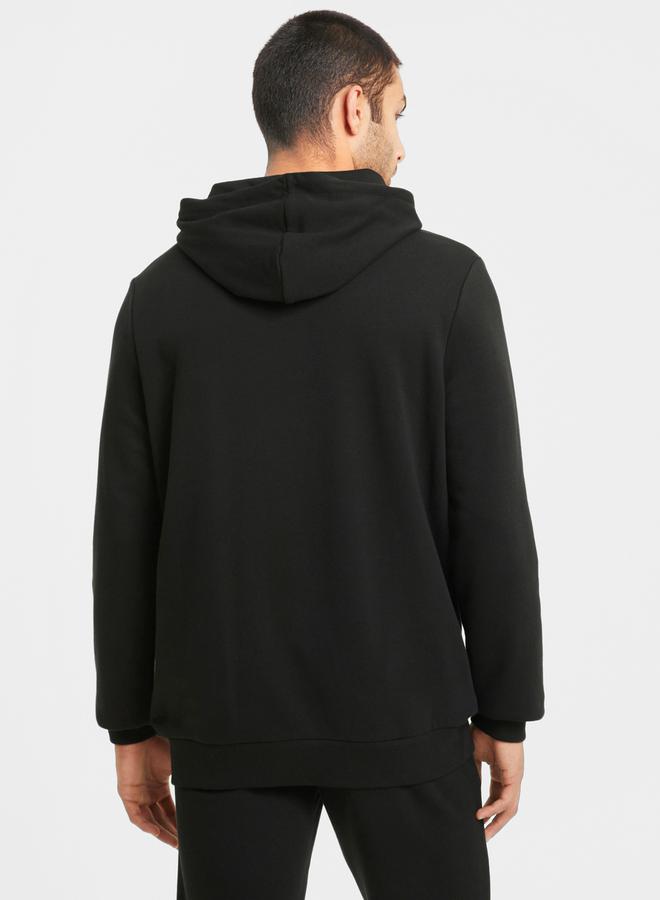 PUMA Essential Big Logo Print Long Sleeves Knit Hoodie - Image 3