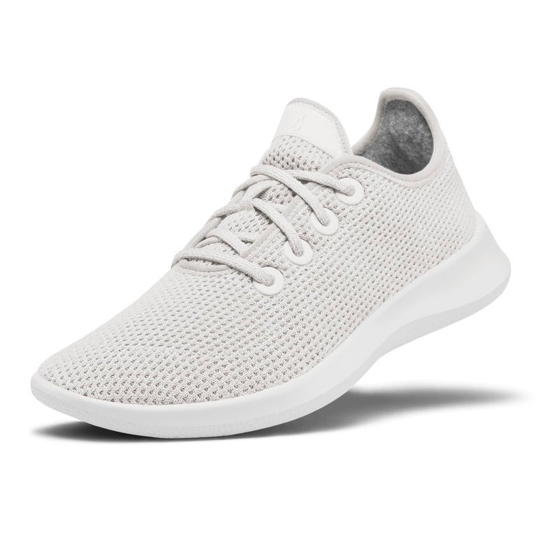 Allbirds Womenâ€™s Tree Runner, Everyday Sneakers, Machine Washable Shoe Made with Natural Materials - Kaikoura White (White Sole) - 9 Medium - Image 1