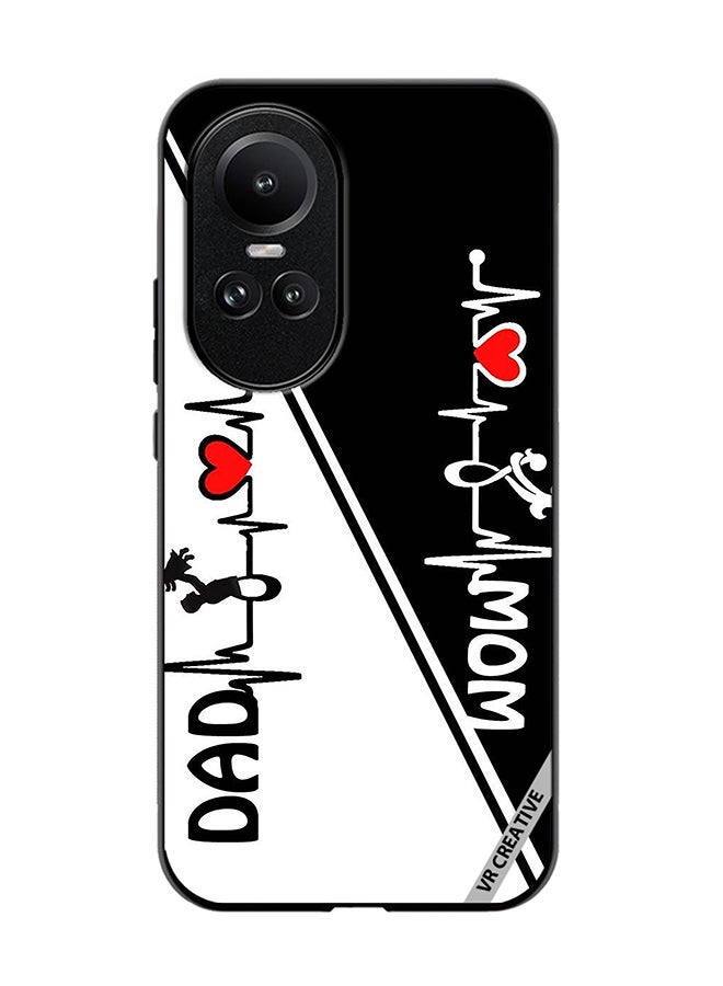 VR CREATIVE Protective Case Cover For Oppo Reno 10 Pro Mom Dad Design Multicolour - Image 1