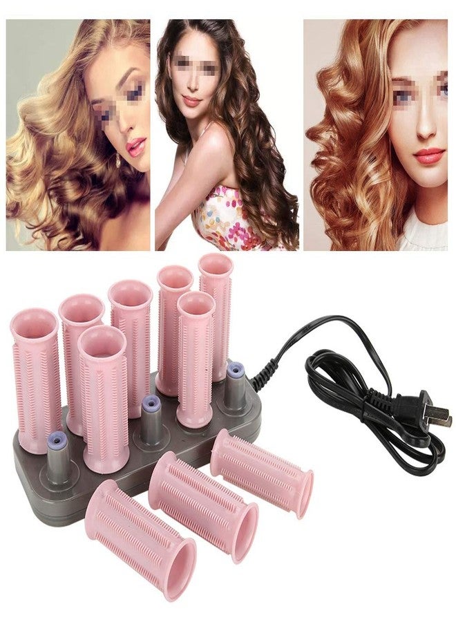 Yinhing Professional Heated Curling Roll Kit, 10Pcs Self-Grip Hair Rollers for Short & Long Hair Styling - Image 2