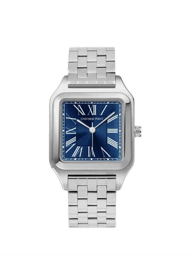 UNIVERSE POINT Santos Dumont men’s watch by Universe Point with a blue dial and Roman numerals. 