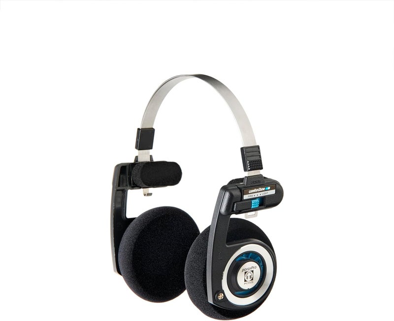 YAXI EARPADS for Koss PORTAPRO - Orange and Black with A5 Poster - Image 3