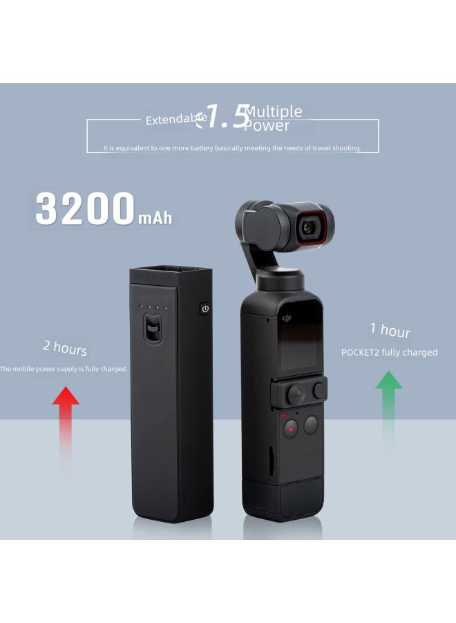 ستارت آر سي شاحن متنقل لـ DJI Pocket 2، إكسسوارات DJI Osmo، مثبت جيمبال Ling Eye، شاحن محمول - Image 2