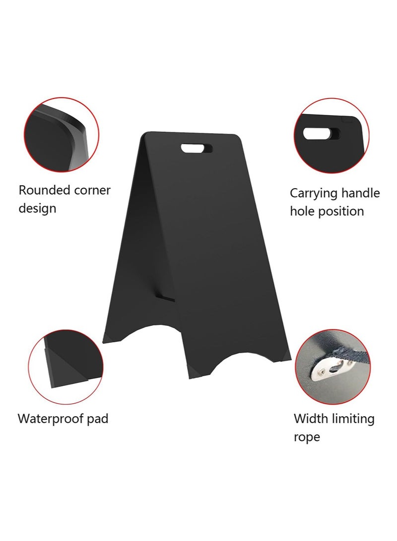 Aikanbo A-Frame Sidewalk Chalkboard Sign 38cm*78cm，Double Sided Foldable Outdoor Sandwich Board Easel for Restaurants，Weddings，Business - Image 3